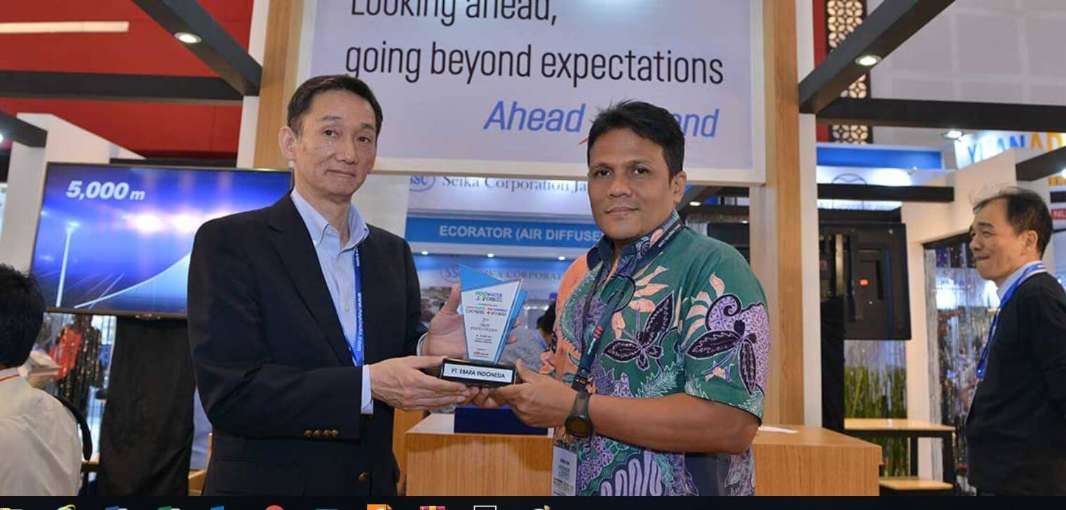 Juara Pertama Desain Booth Design di IndoWater Exibition