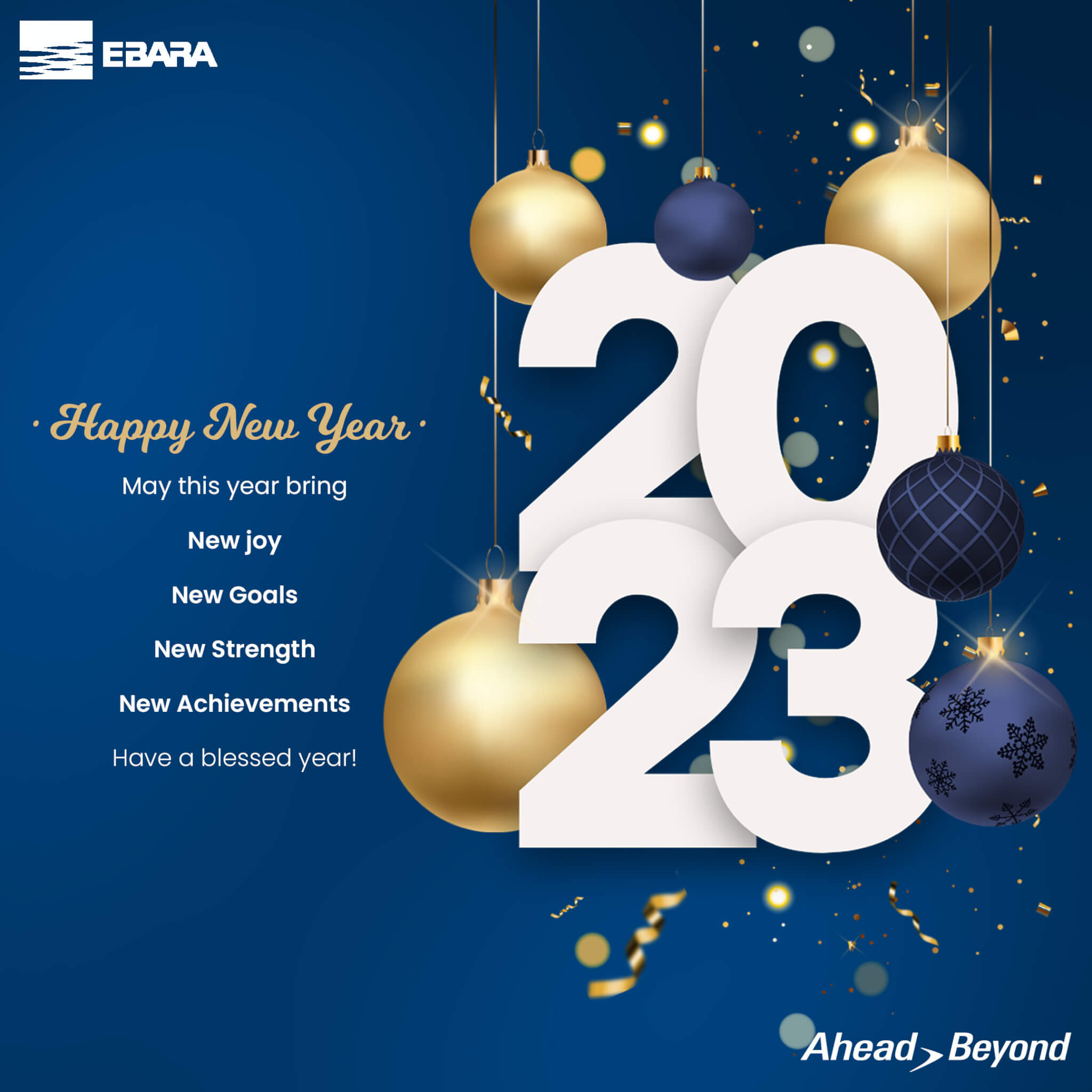 Happy New Year 2023 & Recap of 2022 EBARA Indonesia