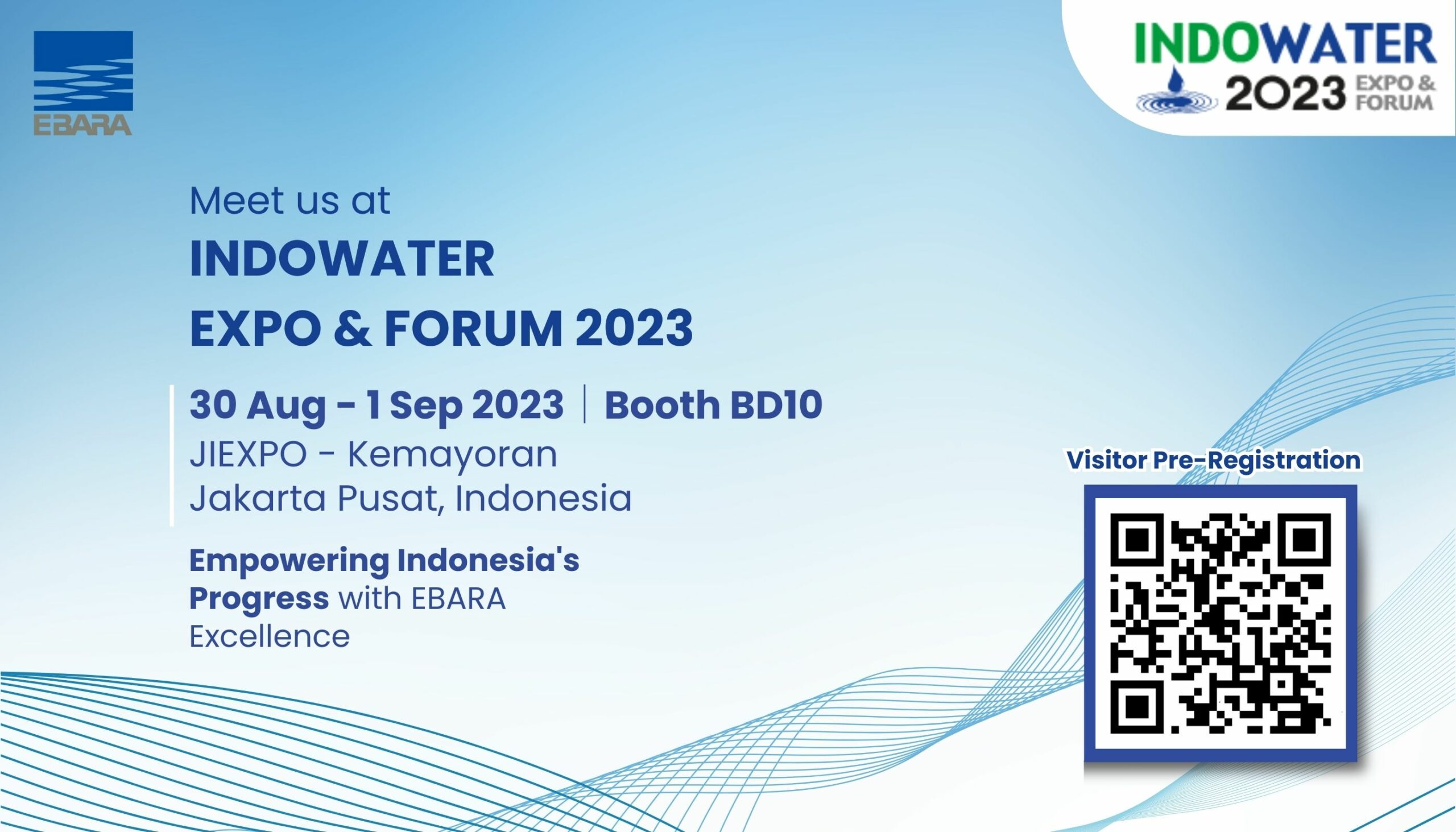 EBARA Indonesia Headed to the Indowater Expo & Forum 2023!