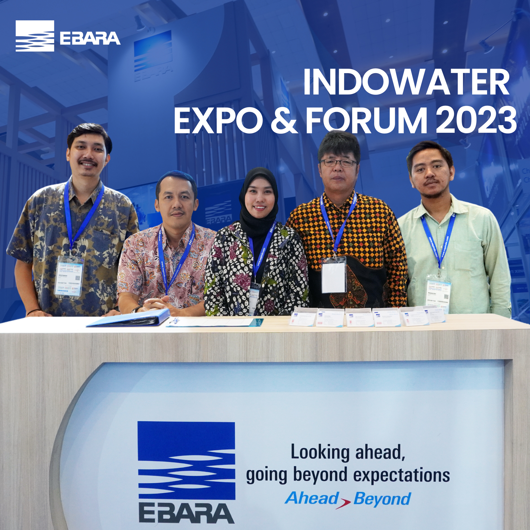 PT EBARA Indonesia as an Exhibitor at Indowater Expo and Forum 2023