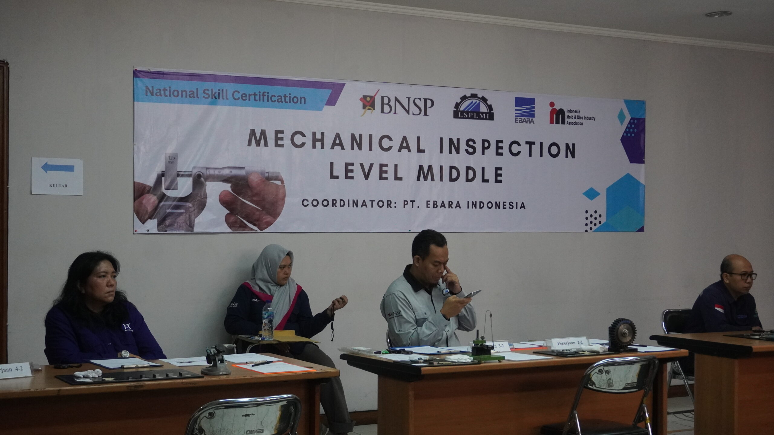 Mechanical Skills Certification Level 2 at PT EBARA Indonesia: Enhancing Workforce Competence