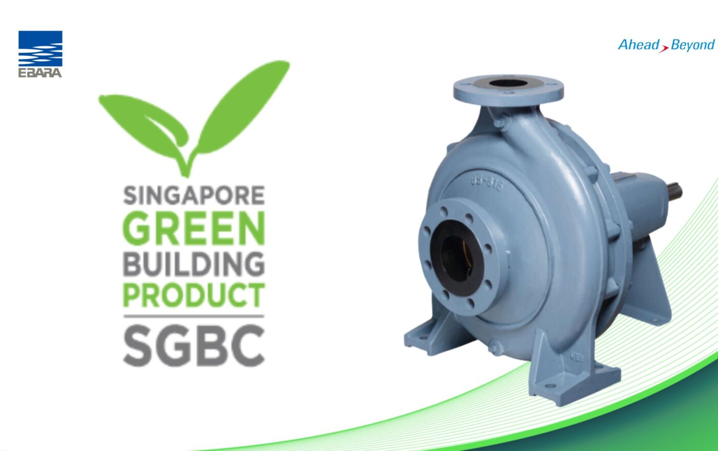 EBARA Pumps Raih Sertifikasi Singapore Green Building Product