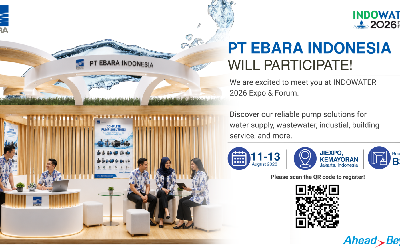 EBARA Indonesia Akan Berpartisipasi dalam INDO WATER 2026 Expo & Forum
