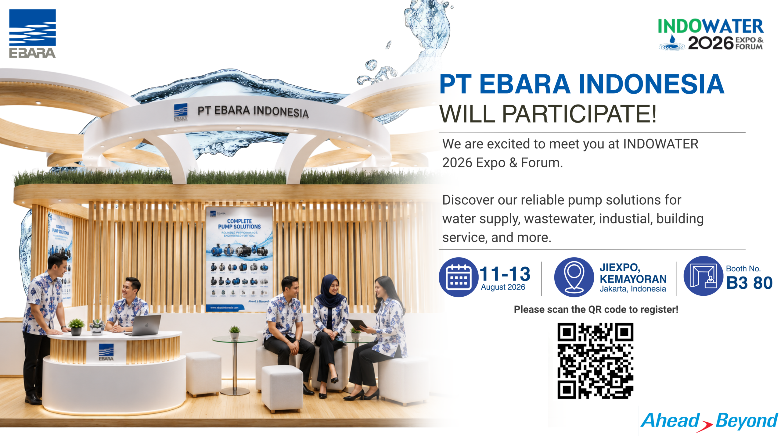EBARA Indonesia Akan Berpartisipasi dalam INDO WATER 2026 Expo & Forum